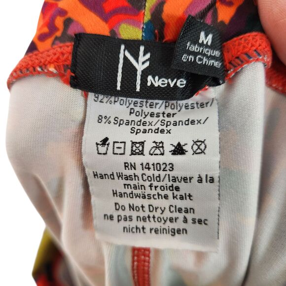 NEVE Leggings Womens Medium Multicolor Abstract Floral Activewear Yoga Pants M - Picture 9 of 10